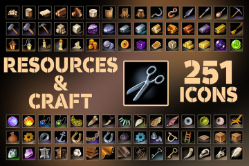 Resources and Craft - Icons