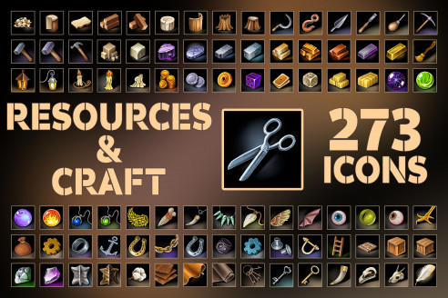Resources and Craft - Icons